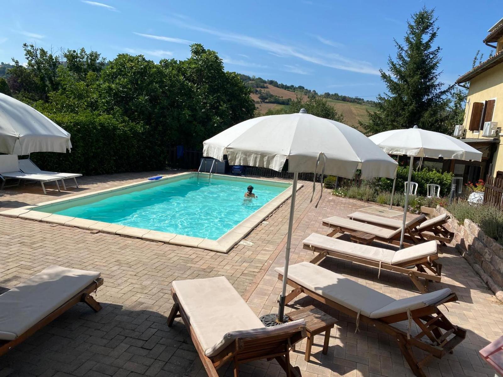 Country House Villa Sabrina San Ginesio Bagian luar foto